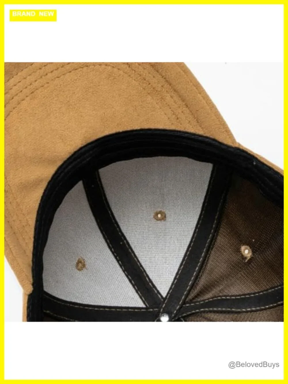 Vintage Faux Suede Baseball Cap Adjustable Classic 6-Panel Hat